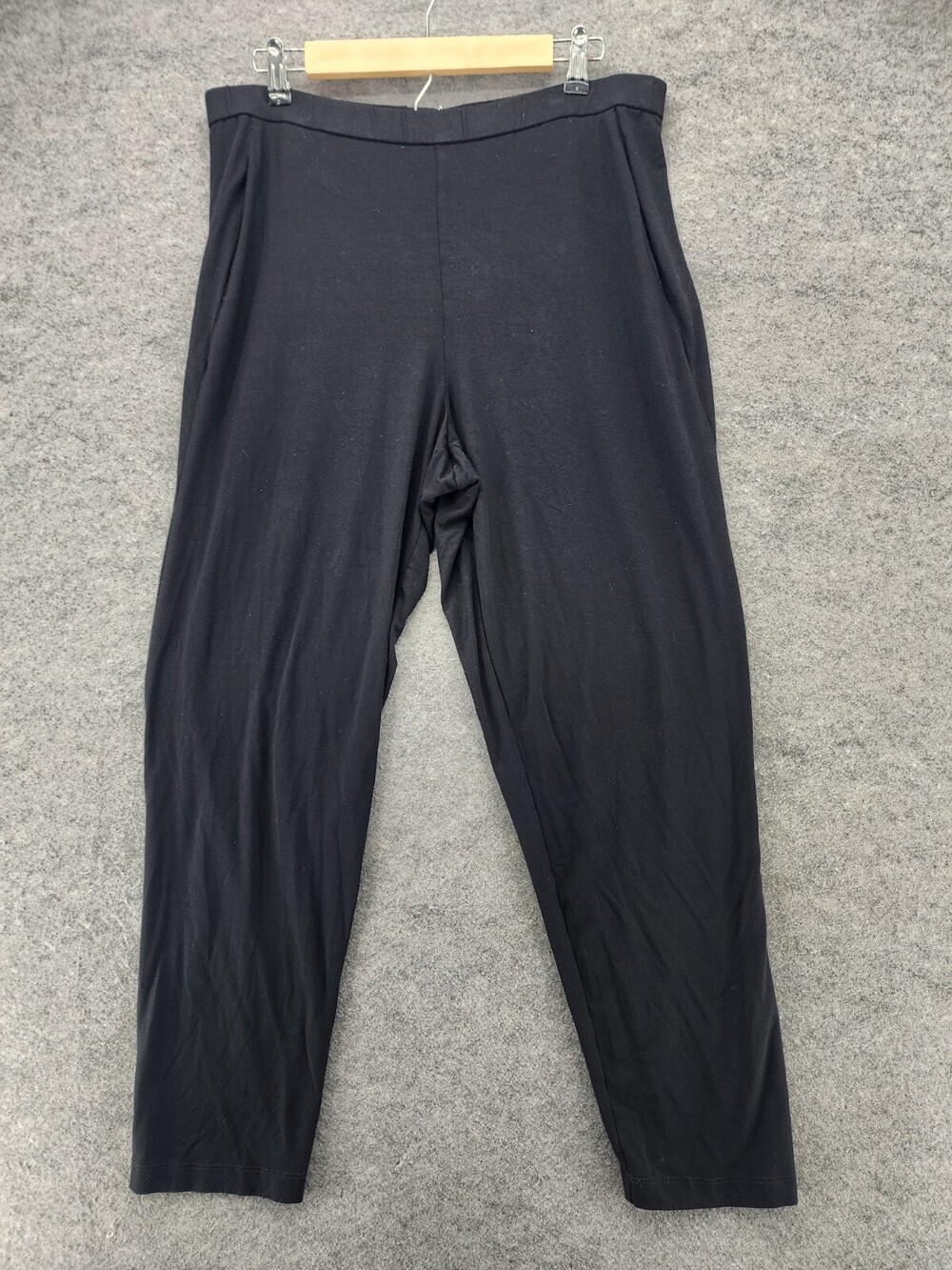 Eileen Fisher Pants Womens Large Pull On Black